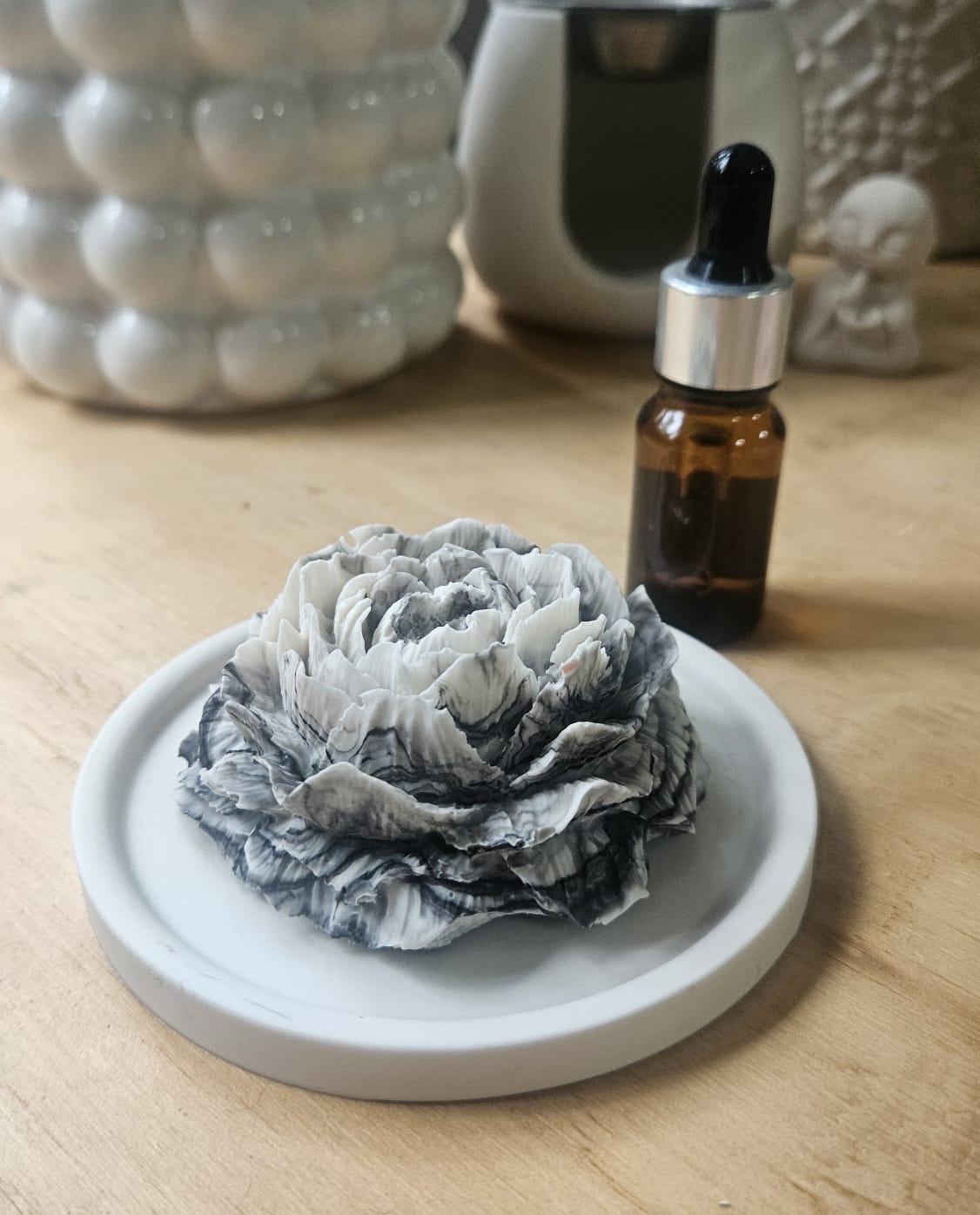 Marbled Peony Stone Diffuser set