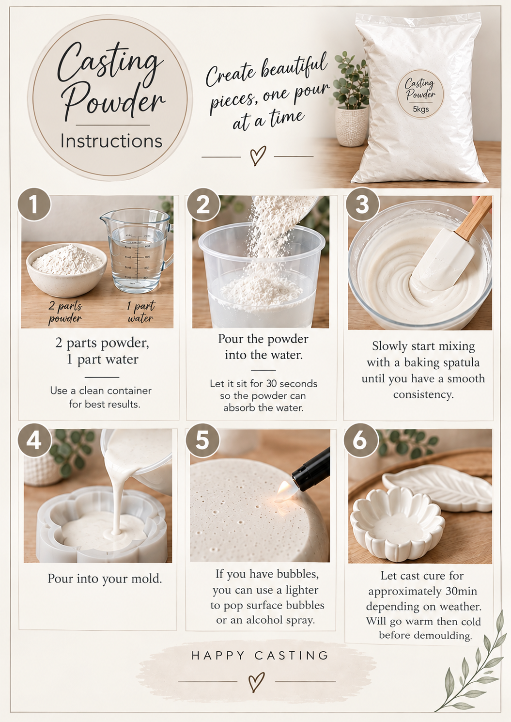 Casting Gypsum Powder