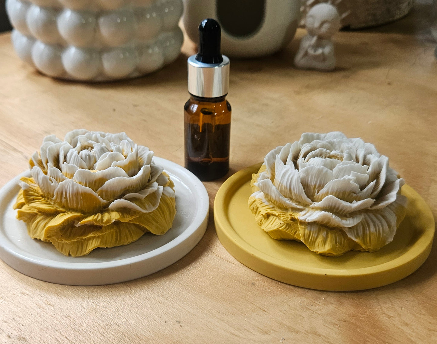 Two Toned Peony Stone Diffusers