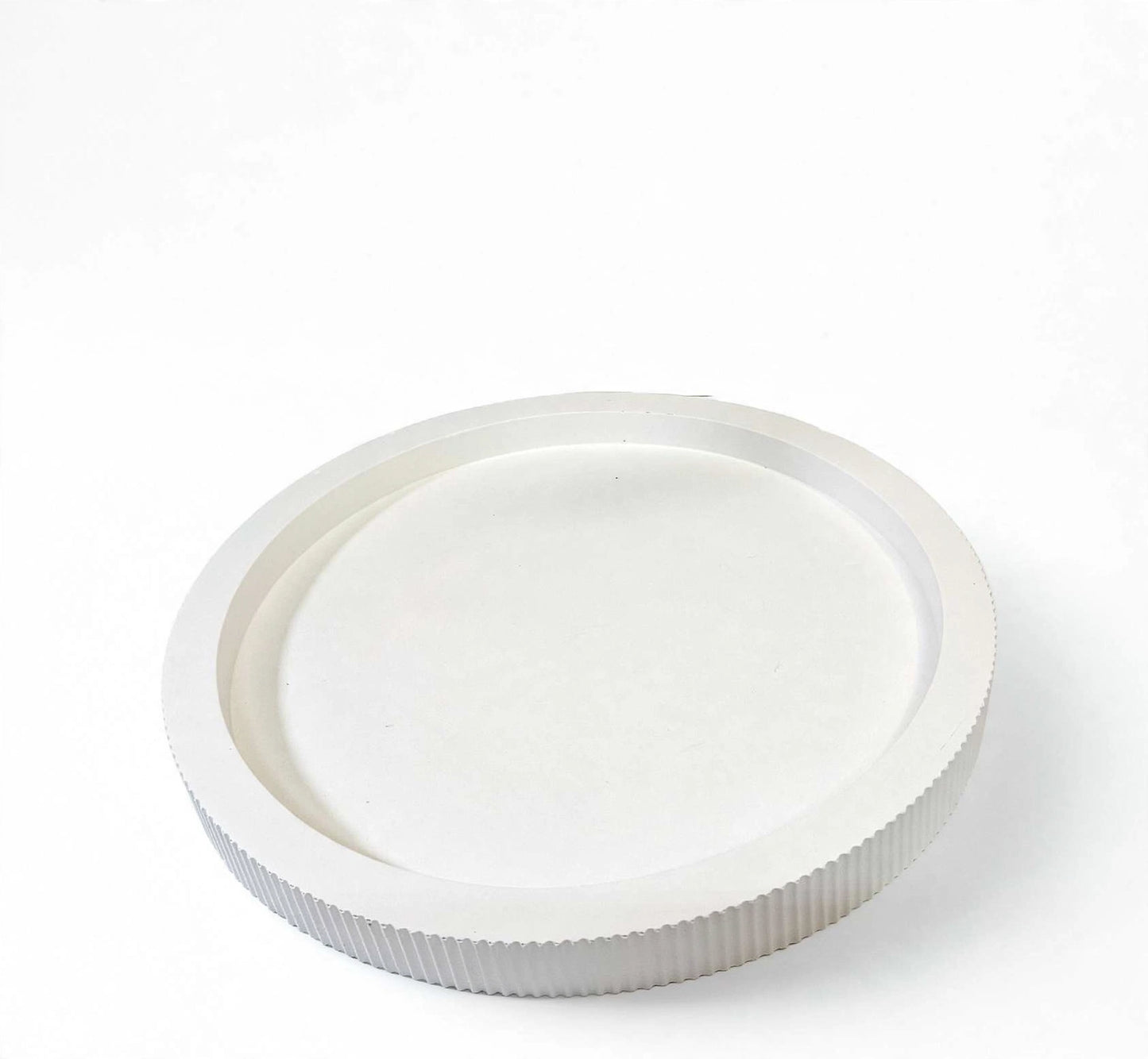 Large Round Stripe Storage Trinket Tray