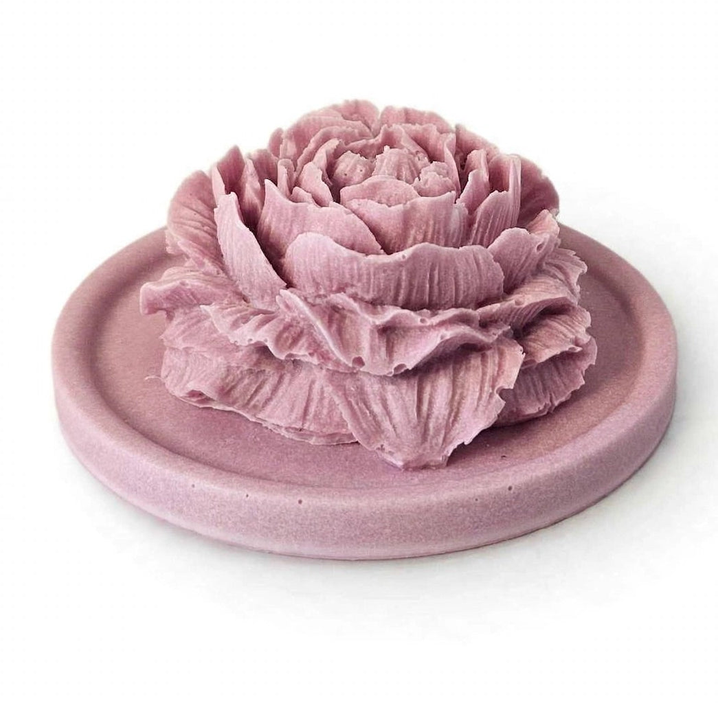 Peony Stone Fragrance Diffuser with Base