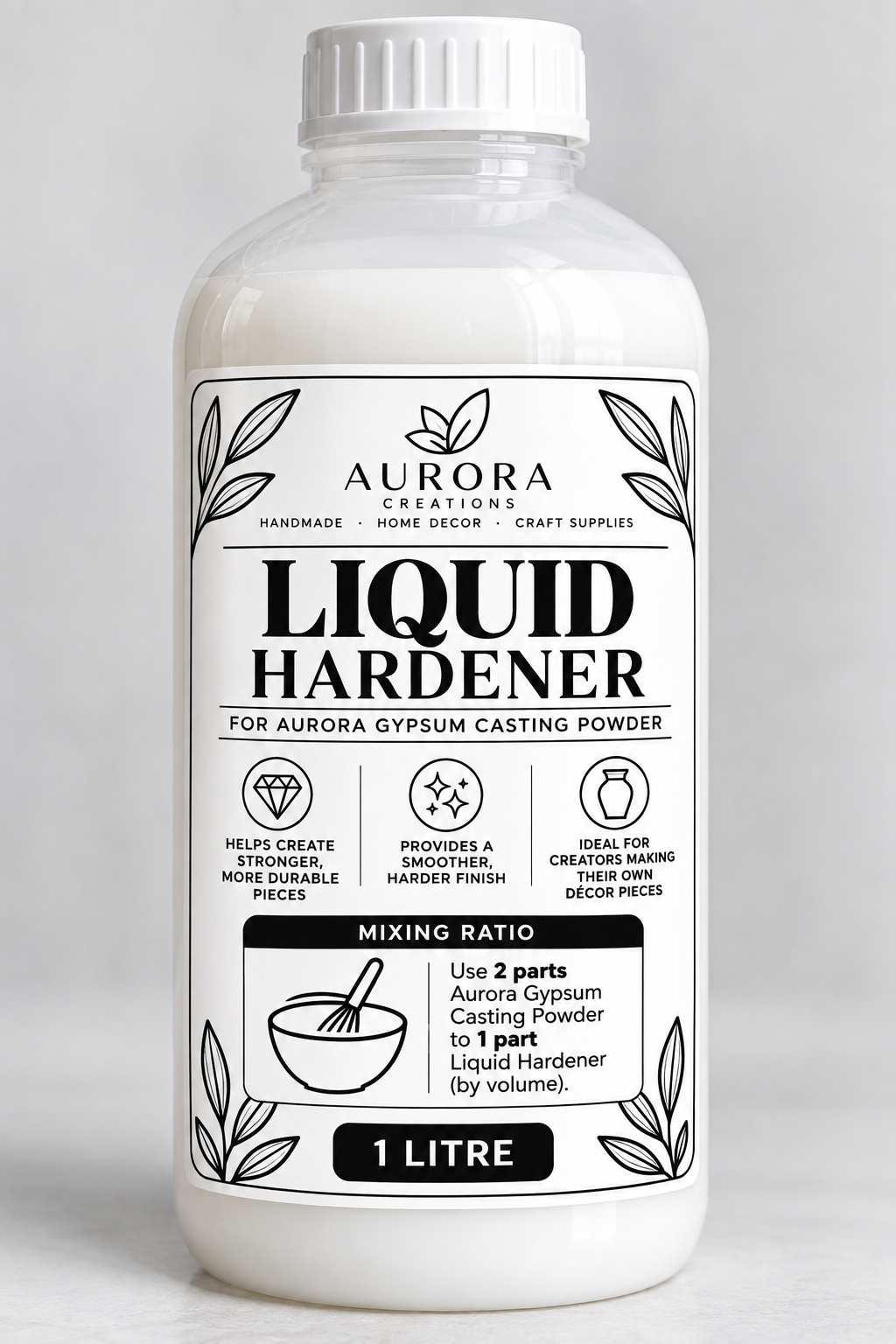 Gypsum Powder & Liquid Hardener Bundle