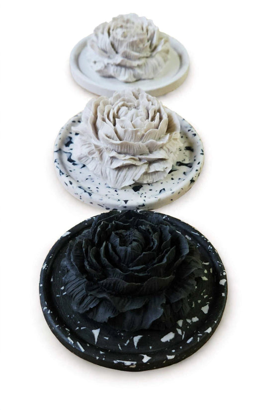 Peony Stone Diffuser with Terrezo Base