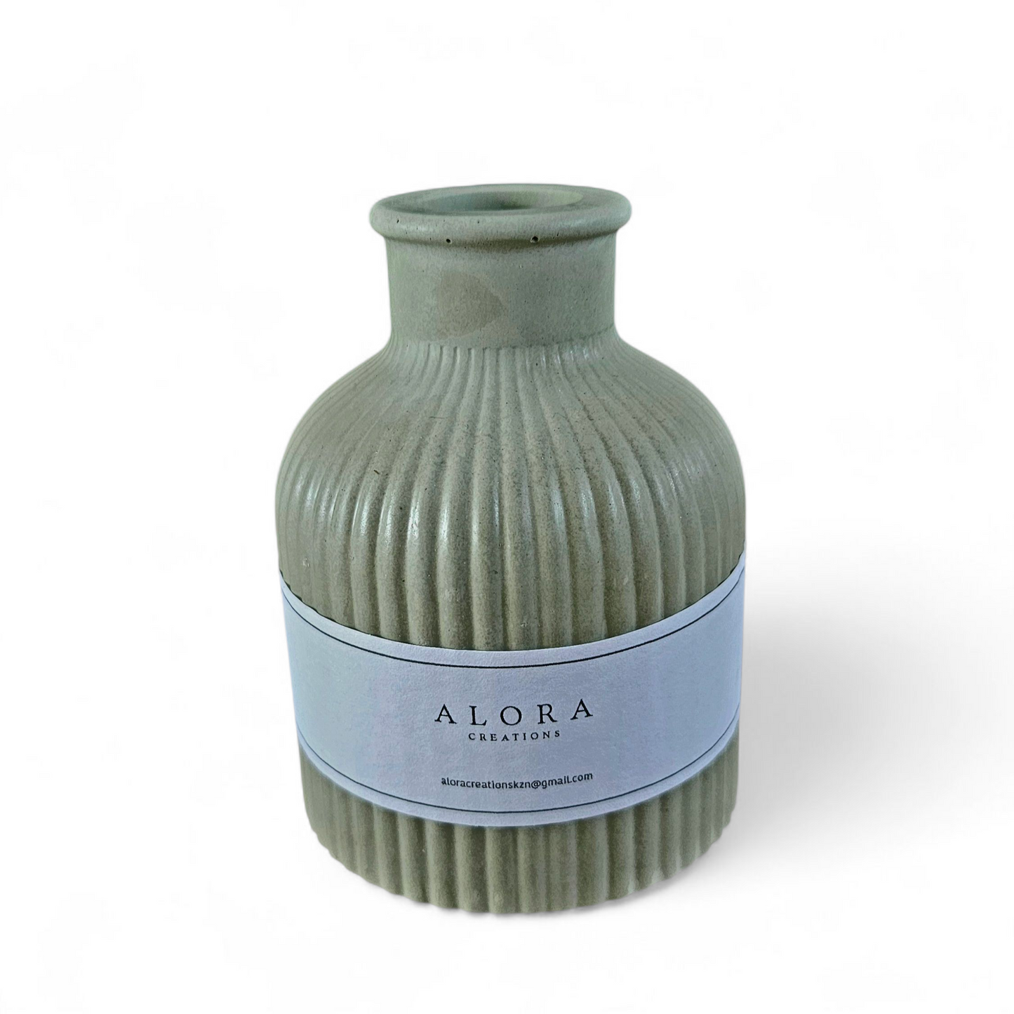 Straight lined Vase